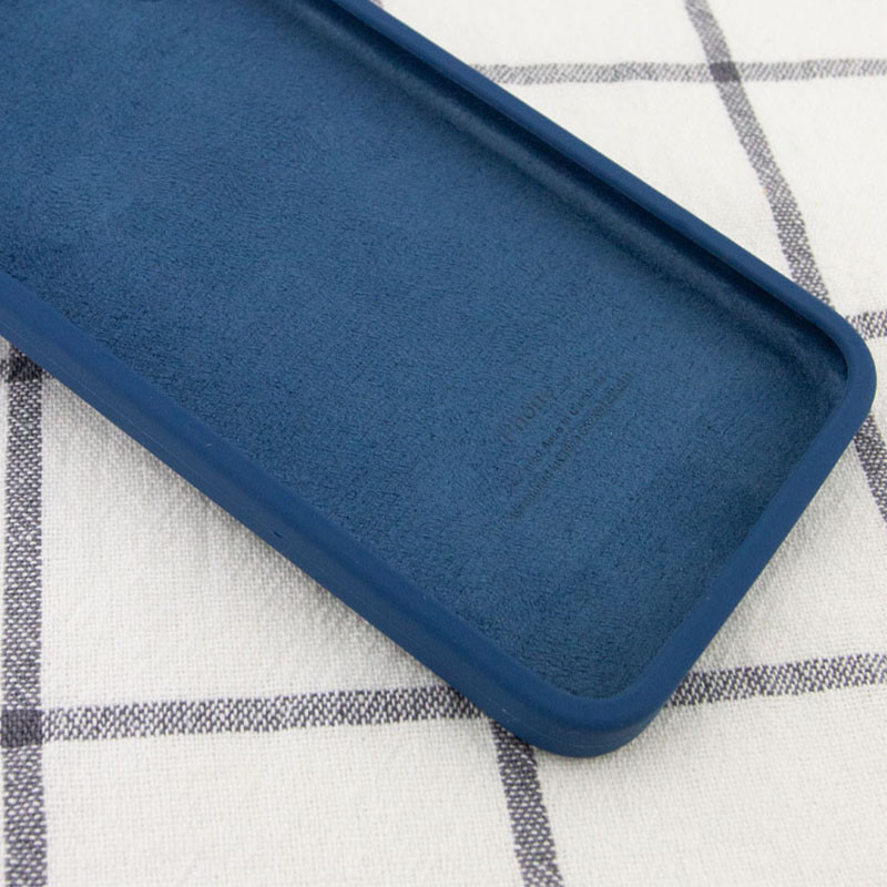 Silicone Case Square Full Camera Protective (AA) для iPhone 11 (Navy Blue)-2
